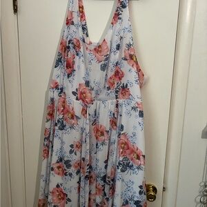 Plus Size Torrid Size 6 Floral Sleeveless Dress